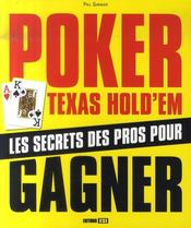 Poker Texas hold'em ; des bases aux stratégies avancées - Intérieur - Format classique
