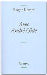 Avec André Gide - Couverture - Format classique