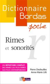 Dictionnaire Bordas poche : rimes et sonorités - Couverture - Format classique
