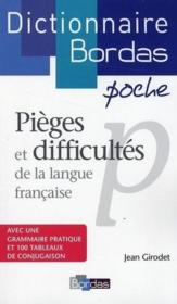 Dictionnaire Bordas poche ; pièges et difficultés de la langue française - Couverture - Format classique