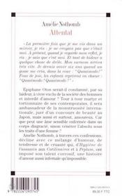 Attentat - 4ème de couverture - Format classique