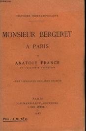 Monsieur Bergeret A Paris. - Couverture - Format classique