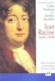 Jean Racine 1699-1999 - Intérieur - Format classique
