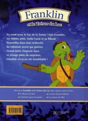 Franklin Et Le Tresor Du Lac - 4ème de couverture - Format classique