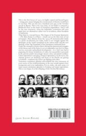 October 1917 ; 100 years, 100 militants of the revolution - 4ème de couverture - Format classique