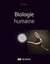 Biologie humaine - Couverture - Format classique