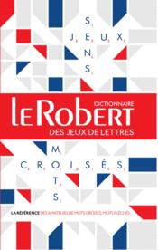 Dictionnaire Le Robert des jeux de lettres - Couverture - Format classique