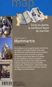 Promenade à Montmartre - 4ème de couverture - Format classique