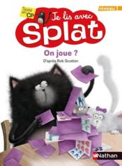 Je lis avec Splat : on joue ? niveau 1 - Couverture - Format classique