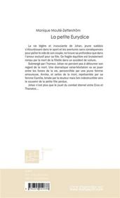 La petite eurydice - 4ème de couverture - Format classique