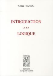 Introduction à la logique - Couverture - Format classique