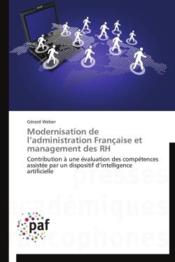 Modernisation de l'administration française et management des RH - Couverture - Format classique
