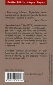 Sarah Bernhardt  - Claudette Joannis 