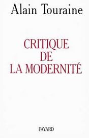 La critique de la modernité - Intérieur - Format classique