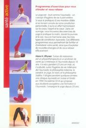 L'equilibre par le yoga - 4ème de couverture - Format classique