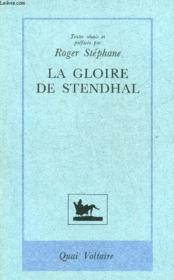 Gloire De Stendhal - Couverture - Format classique