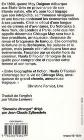 L'histoire de Chicago May - 4ème de couverture - Format classique