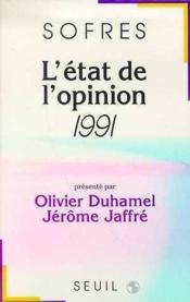 L'etat de l'opinion (1991) - Couverture - Format classique