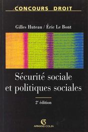 Securite Sociale Et Politiques Sociales - Intérieur - Format classique