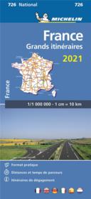 France ; grands itinéraires (édition 2021)  - Collectif Michelin 