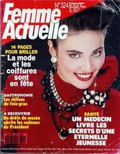 Femme Actuelle N°324 du 10/12/1990 - Couverture - Format classique