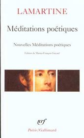 Méditations poétiques ; nouvelles méditations poétiques - Intérieur - Format classique