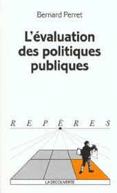L'evaluation des politiques publiques - Intérieur - Format classique