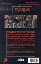 Texarkana t.1 - 4ème de couverture - Format classique