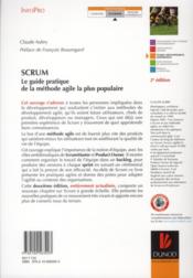 SCRUM ; le guide pratique de la méthode agile la plus populaire (2e édition) - 4ème de couverture - Format classique