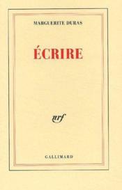 Écrire - Couverture - Format classique