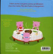 Les trois petits cochons - 4ème de couverture - Format classique