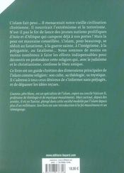 Pour un regard chrétien sur l'islam (édition 2006) - 4ème de couverture - Format classique