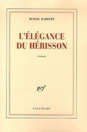 L'élégance du hérisson - Couverture - Format classique