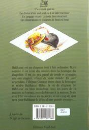 Chapeau Balthazar - 4ème de couverture - Format classique