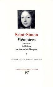 Vente  Mémoires, additions au journal de Dangeau t.1  - Saint-Simon - Saint-Simon L D R. - Louis de Rouvroy de Saint-Simon 