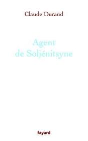 Agent de Soljénitsyne - Couverture - Format classique