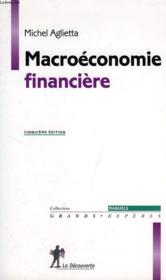 Macroéconomie financière - Couverture - Format classique
