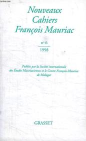 Nouveaux cahiers François Mauriac Tome 6 - Couverture - Format classique