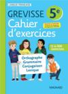 Grevisse langue française ; 5e ; cahier d'exercices  