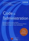 Code de l'administration (édition 2008)