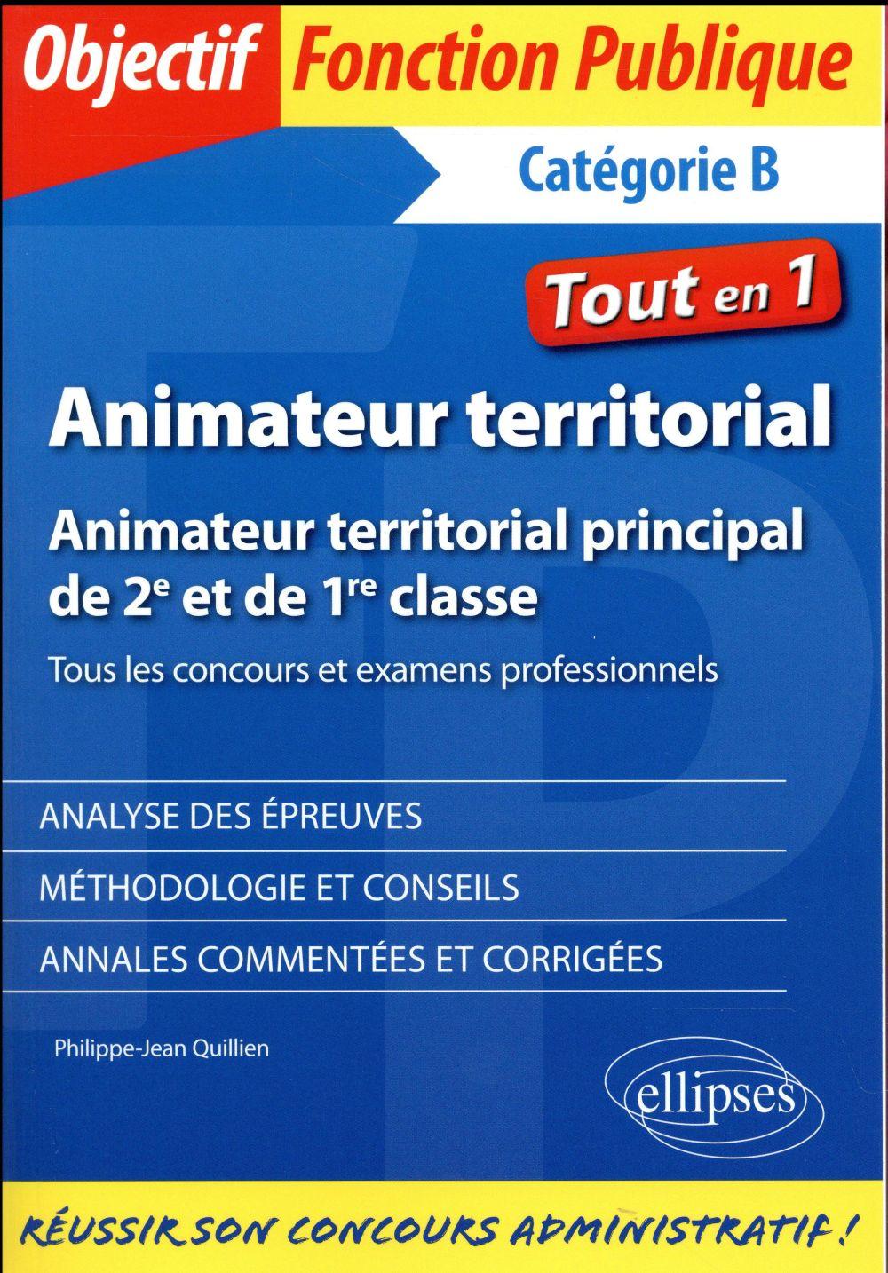 Animateur territorial ; animateur territorial principal de 2e et de 1re classe  - Philippe-Jean Quillien  