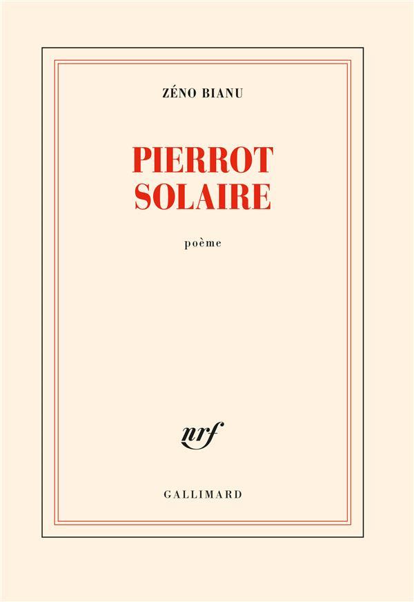 Vente Livre :                                    Pierrot solaire
