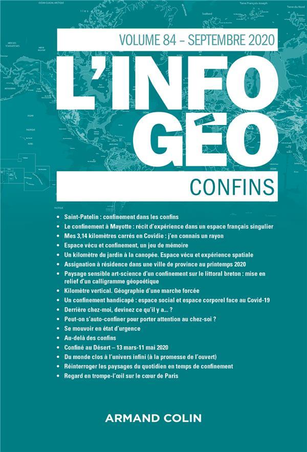 Vente  L'information géographique N.84 ; 3/2020 ; confins  