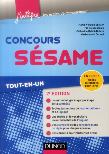 Concours SESAME ; tout-en-un (2e édition)