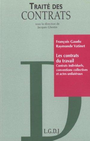 Les contrats de travail - contrats, convention et actes unilateraux.