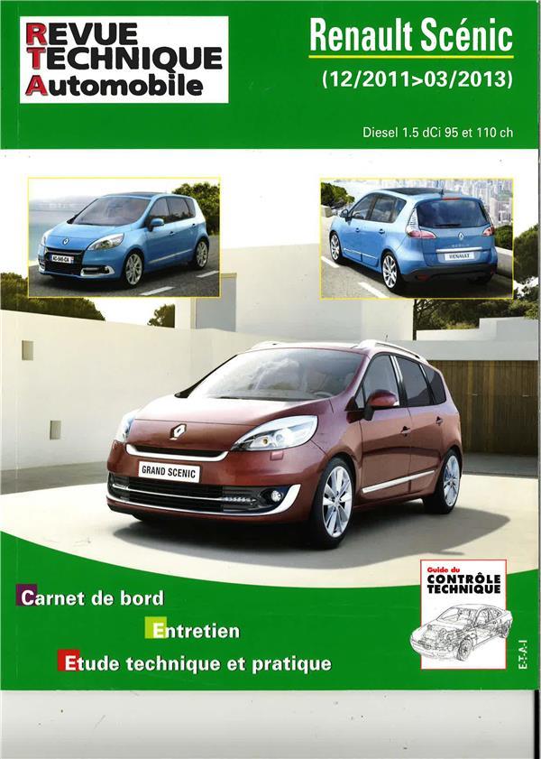 REVUE TECHNIQUE AUTOMOBILE n.B788 Renault Scenic III ph.2 201112> 1