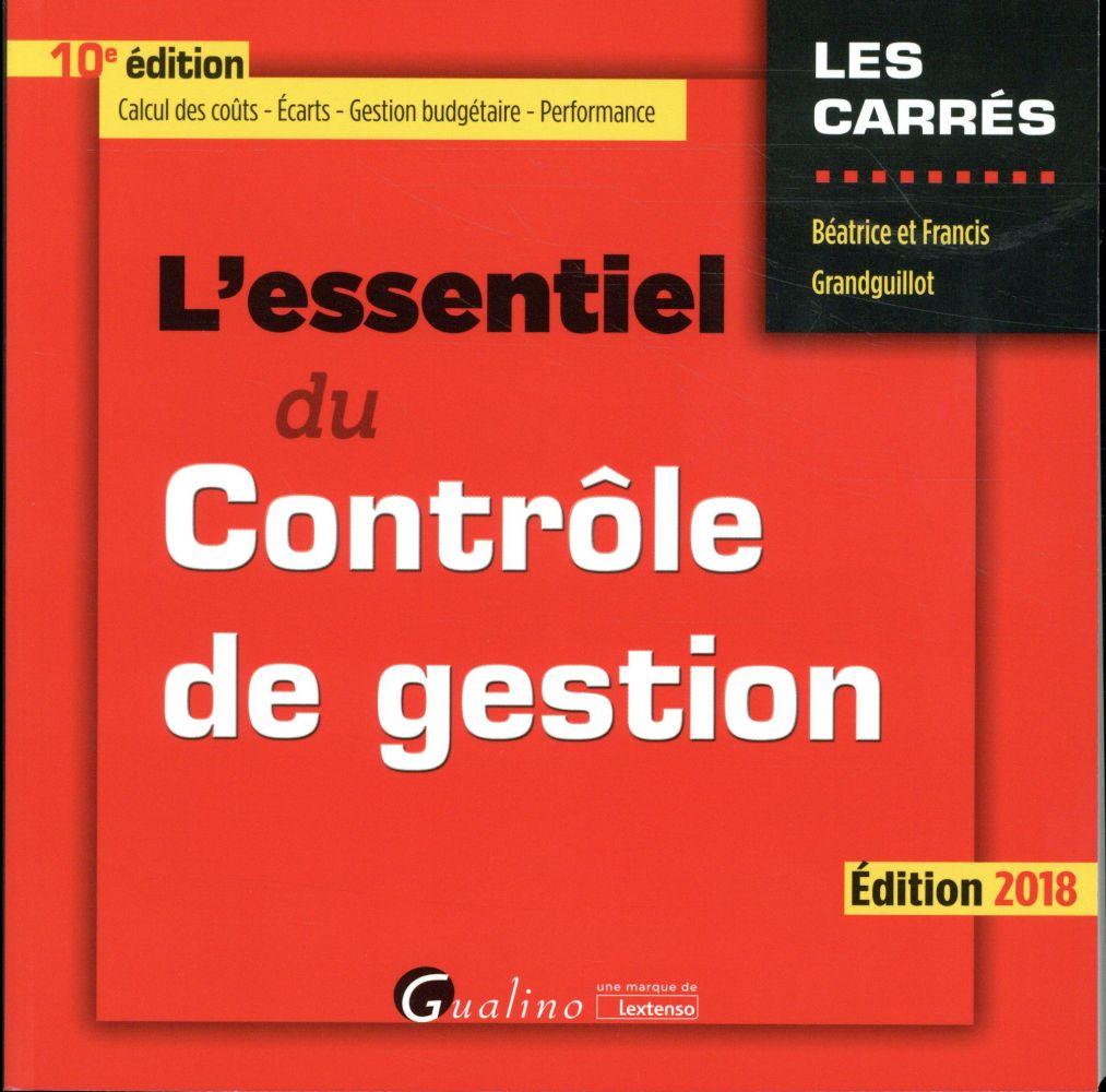 Vente                                 L'essentiel du contrôle de gestion (10e édition)
                                 - Francis Grandguillot  - Béatrice Grandguillot                                 