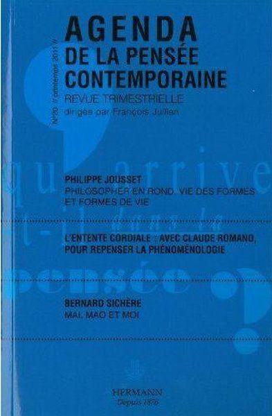 Agenda De La Pensee Contemporaine N.20
