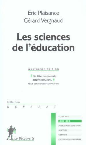 Les sciences de l'education