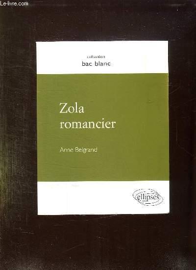 Zola romancier